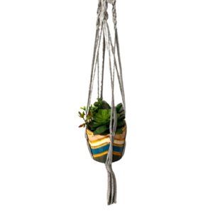 Handmade Hanging Planter Plant Hanger Rope Plant H